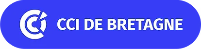 Logo officiel de la CCI Bretagne hébergé sur Koabiton
